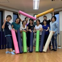 セルフコンディショニングにストレッチポール