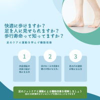 Foot Re-fitセミナー『足の健康講座〜正しいフットケアと運動〜』