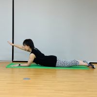 No.23 背中エクササイズ　お尻が背中を支える！